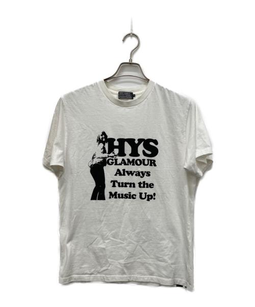 Hysteric Glamour（ヒステリックグラマー）Hysteric Glamour (ヒステリックグラマー) SUPER KINKY SOUNDS Tシャツ ホワイト サイズ:Mの古着・服飾アイテム