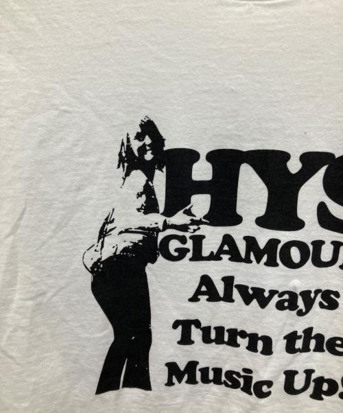 Hysteric Glamour（ヒステリックグラマー）Hysteric Glamour (ヒステリックグラマー) SUPER KINKY SOUNDS Tシャツ ホワイト サイズ:Mの古着・服飾アイテム