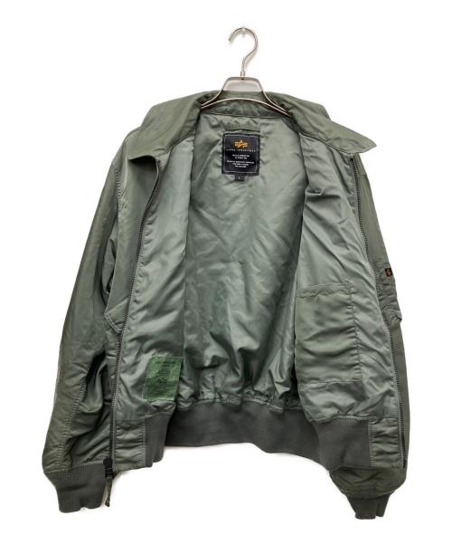 ALPHA（アルファ）ALPHA (アルファ) CWU-36Pフライトジャケット グリーン サイズ:Lの古着・服飾アイテム
