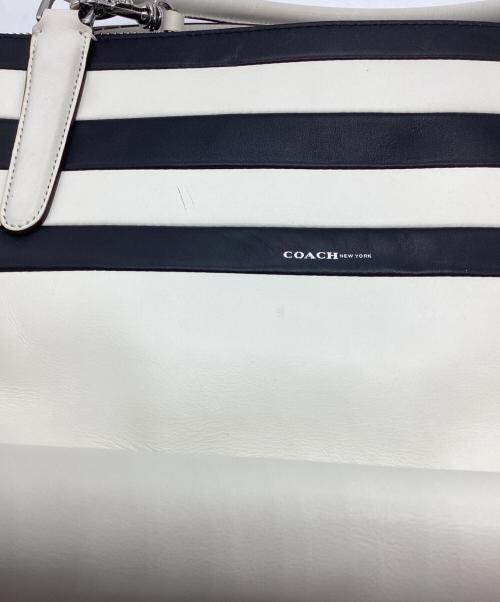 COACH（コーチ）COACH (コーチ) 2WAYバッグ ホワイトの古着・服飾アイテム