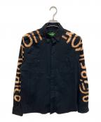INPERFECT Denimインパーフェクト デニム）の古着「デニムシャツ」｜ブラック