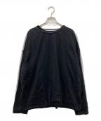 CITYSHOPシティショップ）の古着「チュール ロングTシャツ」｜ブラック