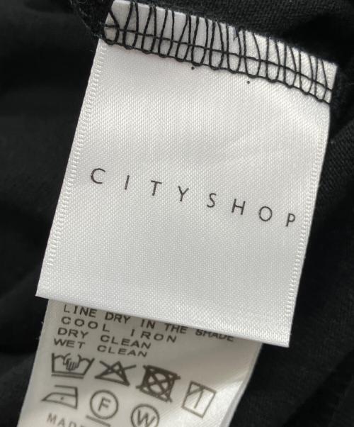 CITYSHOP（シティショップ）CITYSHOP (シティショップ) チュール ロングTシャツ ブラック サイズ:Freeの古着・服飾アイテム