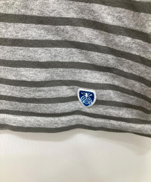 ORCIVAL（オーシバル）ORCIVAL (オーシバル) バスクシャツ グレー サイズ:５の古着・服飾アイテム