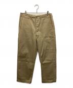 orSlowオアスロウ）の古着「VINTAGE FIT ARMY TROUSERS」｜ベージュ