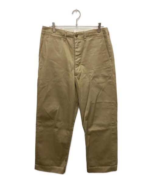orSlow（オアスロウ）orSlow (オアスロウ) VINTAGE FIT ARMY TROUSERS ベージュ サイズ:Lの古着・服飾アイテム