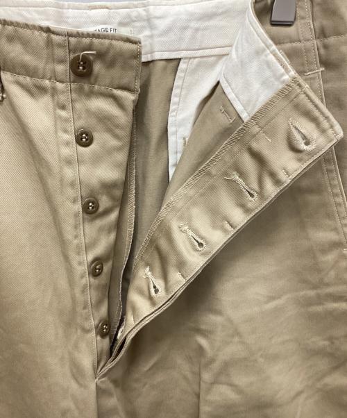 orSlow（オアスロウ）orSlow (オアスロウ) VINTAGE FIT ARMY TROUSERS ベージュ サイズ:Lの古着・服飾アイテム
