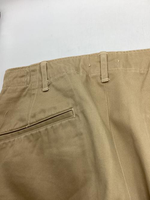 orSlow（オアスロウ）orSlow (オアスロウ) VINTAGE FIT ARMY TROUSERS ベージュ サイズ:Lの古着・服飾アイテム