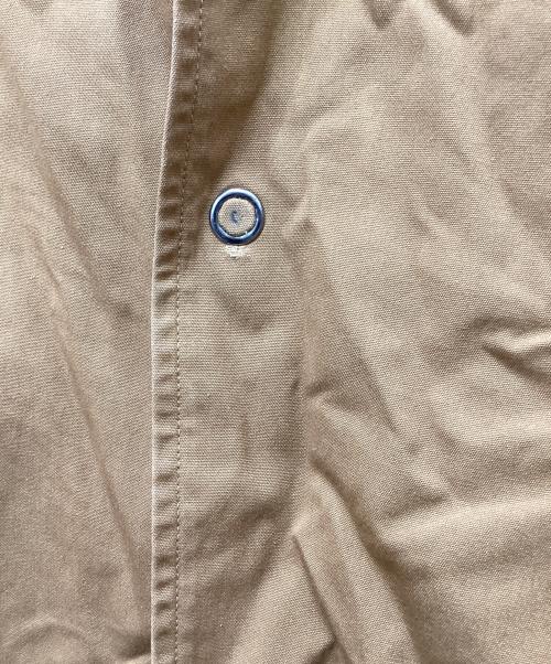 gold（ゴールド）GOLD (ゴールド) COTTON WEATHER LONG COACH JACKET ブラウン サイズ:Mの古着・服飾アイテム