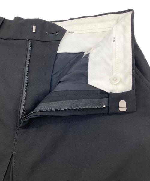 HYKE（ハイク）HYKE (ハイク) プリーツワイドショートパンツ ブラック サイズ:1の古着・服飾アイテム