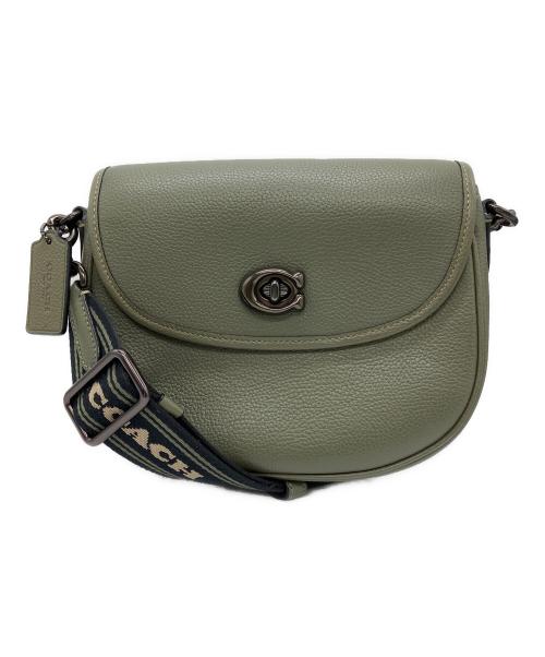 COACH（コーチ）COACH (コーチ) ウィロウサドルバッグ グリーンの古着・服飾アイテム