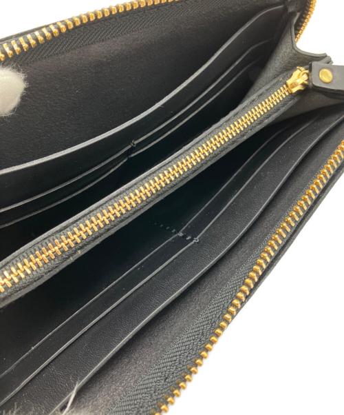 Herz（ヘルツ）Herz (ヘルツ) ラウンドファスナー財布 ブラックの古着・服飾アイテム