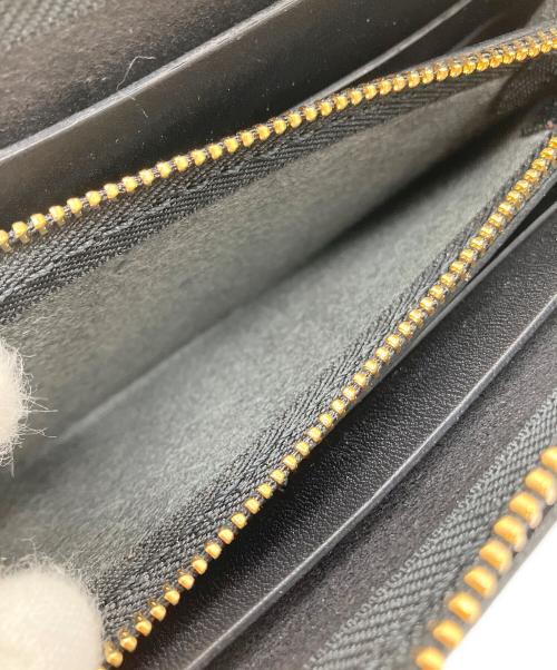 Herz（ヘルツ）Herz (ヘルツ) ラウンドファスナー財布 ブラックの古着・服飾アイテム
