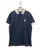MONCLERモンクレール）の古着「MAGLIA POLO MANICA CORTA」｜ネイビー