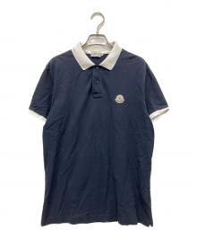 MONCLER（モンクレール）の古着「MAGLIA POLO MANICA CORTA」｜ネイビー
