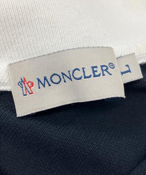 MONCLER（モンクレール）MONCLER (モンクレール) MAGLIA POLO MANICA CORTA ネイビー サイズ:Lの古着・服飾アイテム