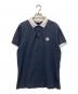 MONCLER（モンクレール）の古着「MAGLIA POLO MANICA CORTA」｜ネイビー
