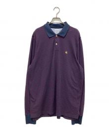 BROOKS BROTHERS（ブルックスブラザーズ）の古着「ロングスリーブポロシャツ」｜ネイビー