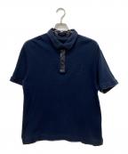 BLACK LABEL CRESTBRIDGEブラックレーベル クレストブリッジ）の古着「ポロシャツ」｜ネイビー