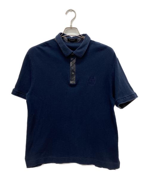 BLACK LABEL CRESTBRIDGE（ブラックレーベル クレストブリッジ）BLACK LABEL CRESTBRIDGE (ブラックレーベル クレストブリッジ) ポロシャツ ネイビー サイズ:LLの古着・服飾アイテム