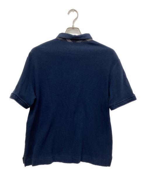 BLACK LABEL CRESTBRIDGE（ブラックレーベル クレストブリッジ）BLACK LABEL CRESTBRIDGE (ブラックレーベル クレストブリッジ) ポロシャツ ネイビー サイズ:LLの古着・服飾アイテム