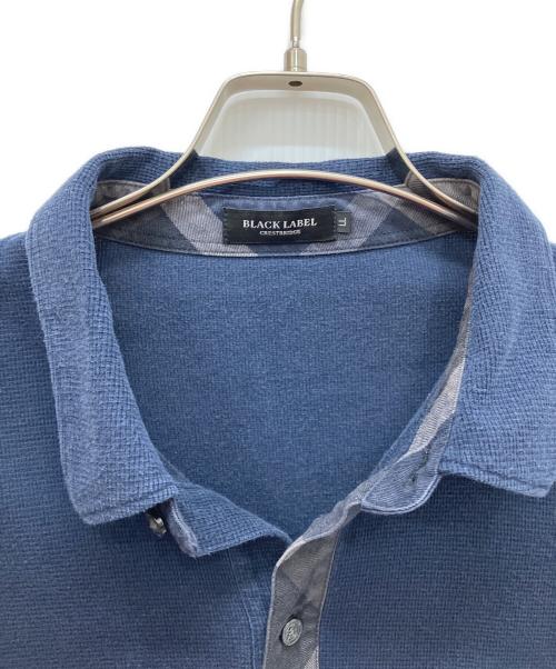BLACK LABEL CRESTBRIDGE（ブラックレーベル クレストブリッジ）BLACK LABEL CRESTBRIDGE (ブラックレーベル クレストブリッジ) ポロシャツ ネイビー サイズ:LLの古着・服飾アイテム