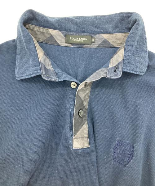BLACK LABEL CRESTBRIDGE（ブラックレーベル クレストブリッジ）BLACK LABEL CRESTBRIDGE (ブラックレーベル クレストブリッジ) ポロシャツ ネイビー サイズ:LLの古着・服飾アイテム