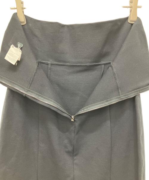 DOLCE & GABBANA（ドルチェ＆ガッバーナ）DOLCE & GABBANA (ドルチェ＆ガッバーナ) ロゴ金具ウールスカート ブラック サイズ:42の古着・服飾アイテム