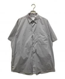 PAPERSKY（ペーパースカイ）の古着「HIKE&BIKE CAVE BIG HALF SHIRT」｜グレー