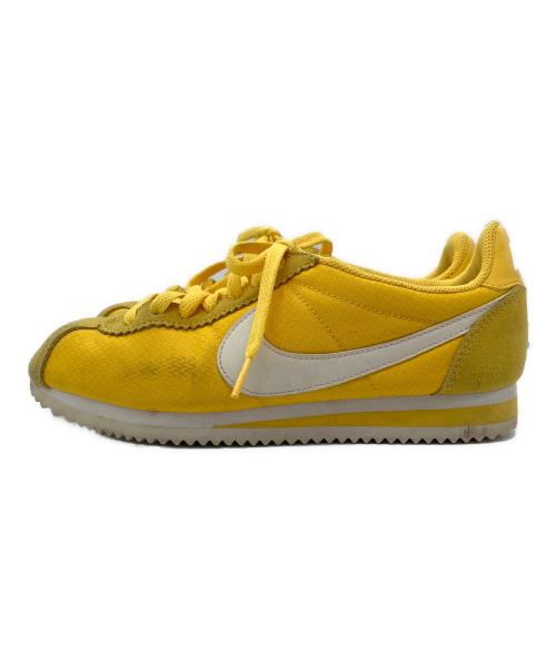 NIKE（ナイキ）NIKE (ナイキ) ウィメンズ クラシック コルテッツ ナイロン イエロー サイズ:23.5cmの古着・服飾アイテム