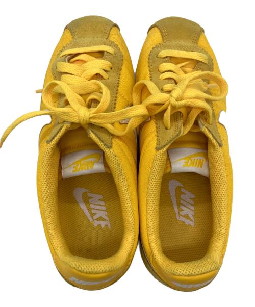 NIKE（ナイキ）NIKE (ナイキ) ウィメンズ クラシック コルテッツ ナイロン イエロー サイズ:23.5cmの古着・服飾アイテム