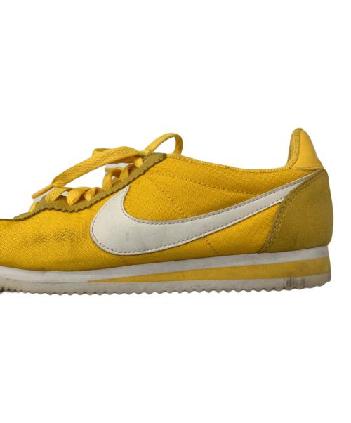 NIKE（ナイキ）NIKE (ナイキ) ウィメンズ クラシック コルテッツ ナイロン イエロー サイズ:23.5cmの古着・服飾アイテム