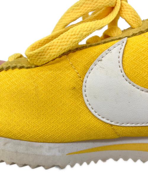 NIKE（ナイキ）NIKE (ナイキ) ウィメンズ クラシック コルテッツ ナイロン イエロー サイズ:23.5cmの古着・服飾アイテム