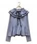MAISON SPECIAL（メゾンスペシャル）の古着「Edge Trim Ruffle Shirt」｜ブルー