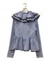 MAISON SPECIAL (メゾンスペシャル) Edge Trim Ruffle Shirt ブルー サイズ:Free：7000円
