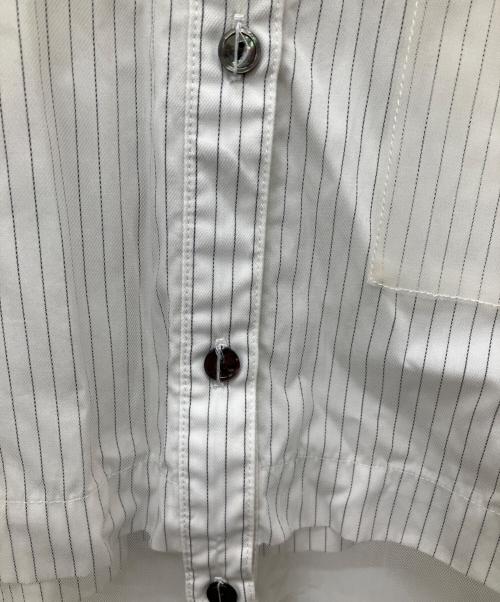 MAISON SPECIAL（メゾンスペシャル）MAISON SPECIAL (メゾンスペシャル) See-through Layered Tulle Shirt ホワイト サイズ:Freeの古着・服飾アイテム