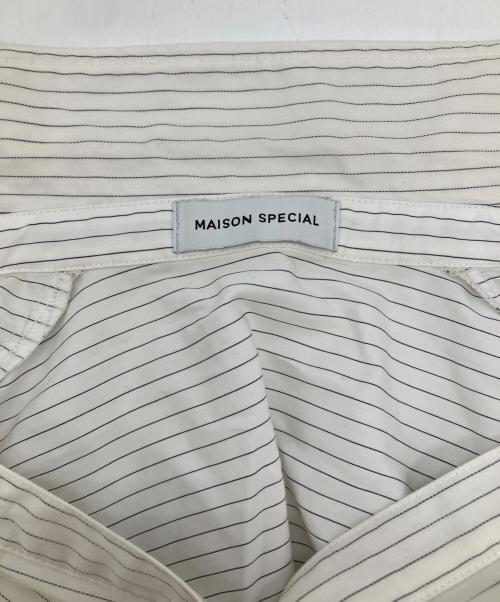 MAISON SPECIAL（メゾンスペシャル）MAISON SPECIAL (メゾンスペシャル) See-through Layered Tulle Shirt ホワイト サイズ:Freeの古着・服飾アイテム