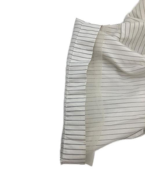 MAISON SPECIAL（メゾンスペシャル）MAISON SPECIAL (メゾンスペシャル) See-through Layered Tulle Shirt ホワイト サイズ:Freeの古着・服飾アイテム