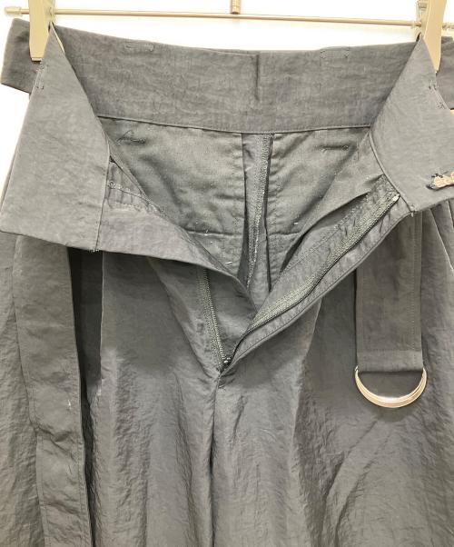 MAISON SPECIAL（メゾンスペシャル）MAISON SPECIAL (メゾンスペシャル) Belted Yoke Wide Pants ブラック サイズ:36の古着・服飾アイテム