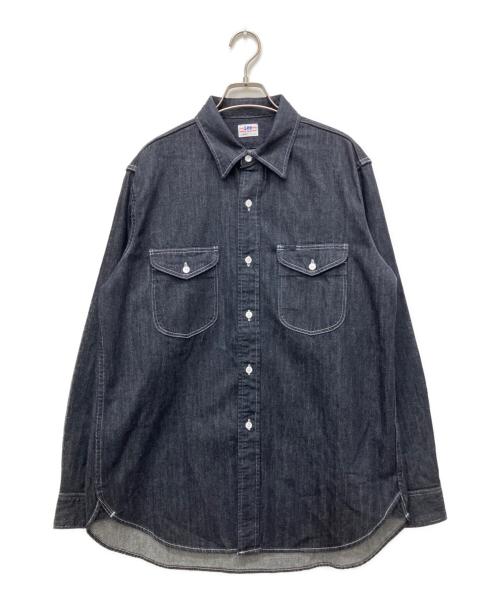 LEE（リー）LEE (リー) デニムワークシャツ インディゴ サイズ:Mの古着・服飾アイテム