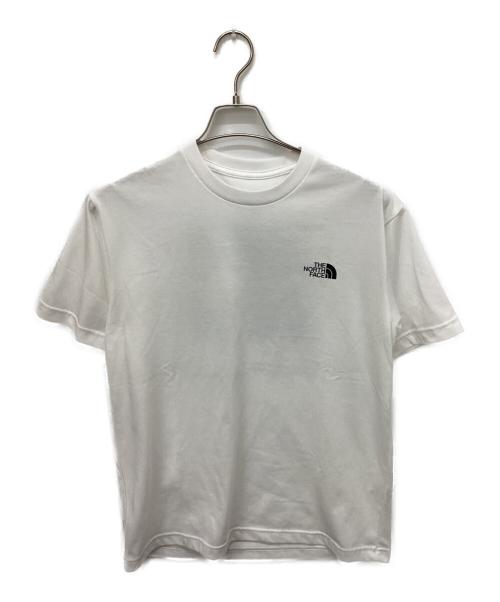 THE NORTH FACE（ザ ノース フェイス）THE NORTH FACE (ザ ノース フェイス) S/S Bandana SQUARE Logo TEE ホワイト サイズ:Mの古着・服飾アイテム