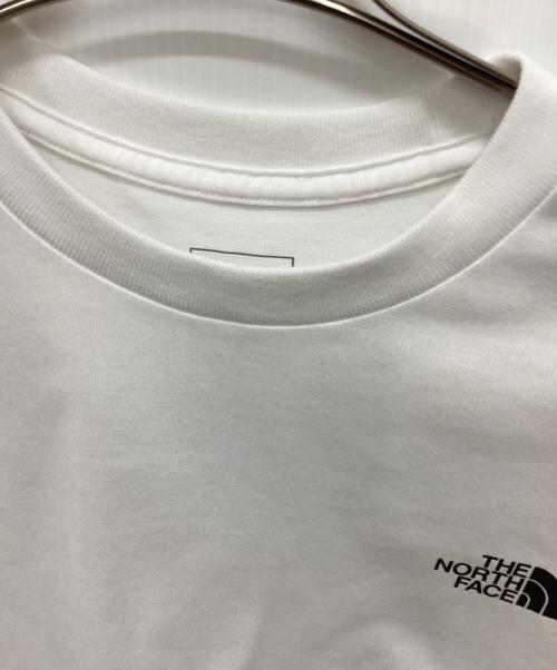 THE NORTH FACE（ザ ノース フェイス）THE NORTH FACE (ザ ノース フェイス) S/S Bandana SQUARE Logo TEE ホワイト サイズ:Mの古着・服飾アイテム