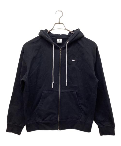 NIKE（ナイキ）NIKE (ナイキ) AS M NK SOLO SWSH HW FZ HOODIE BLACK/WHITE ブラック サイズ:XLの古着・服飾アイテム