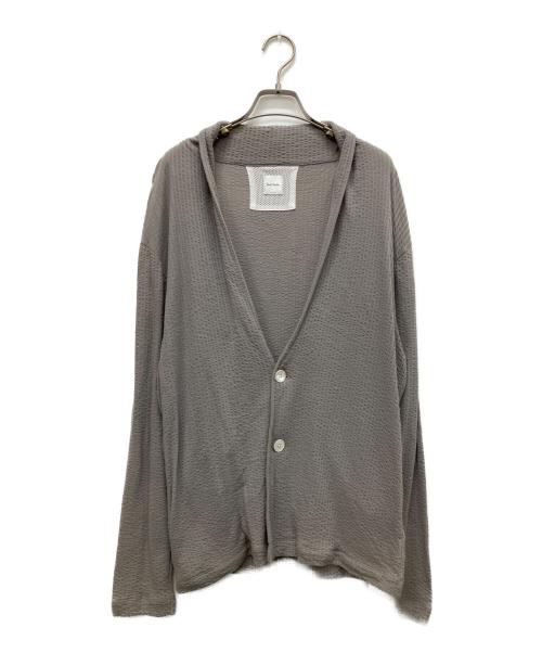 PAUL SMITH（ポールスミス）Paul Smith (ポールスミス) シェルボタンノーカラージャケット グレー サイズ:Mの古着・服飾アイテム