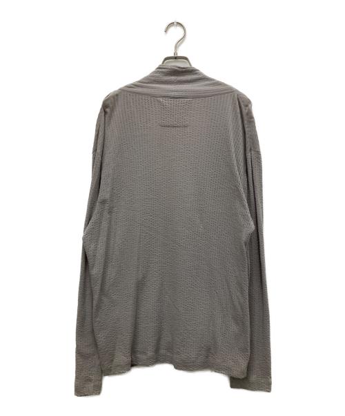 PAUL SMITH（ポールスミス）Paul Smith (ポールスミス) シェルボタンノーカラージャケット グレー サイズ:Mの古着・服飾アイテム