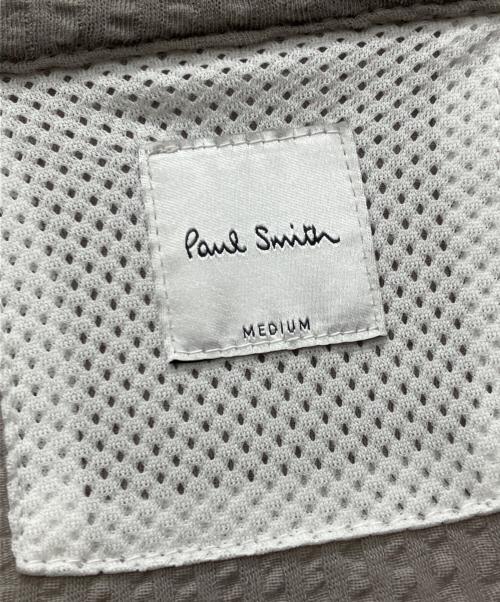 PAUL SMITH（ポールスミス）Paul Smith (ポールスミス) シェルボタンノーカラージャケット グレー サイズ:Mの古着・服飾アイテム