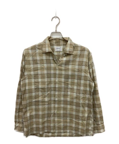TOWN CRAFT（タウンクラフト）TOWN CRAFT (タウンクラフト) チェックシャツ ベージュ サイズ:M 15-15 1/2の古着・服飾アイテム