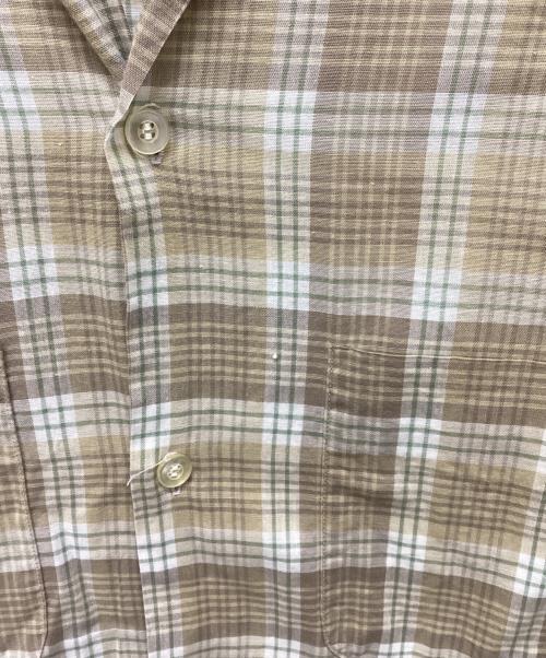 TOWN CRAFT（タウンクラフト）TOWN CRAFT (タウンクラフト) チェックシャツ ベージュ サイズ:M 15-15 1/2の古着・服飾アイテム