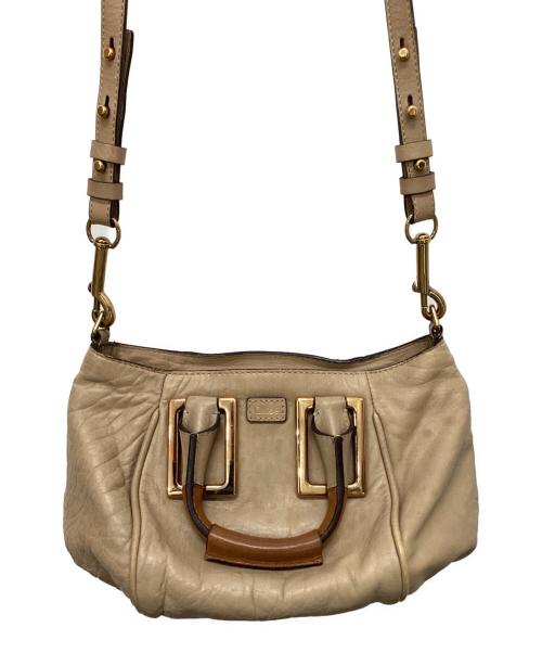 Chloe（クロエ）Chloe (クロエ) エテル 2WAYバッグ ベージュの古着・服飾アイテム