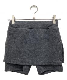 Didot.showroom（ディドットショールーム）の古着「ニットハーフパンツ」｜グレー
